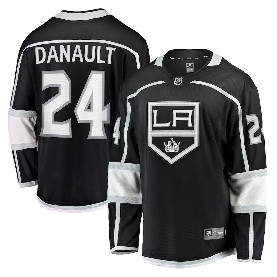 Men's Los Angeles Kings Phillip Danault #24 Black Home Breakaway Jersey